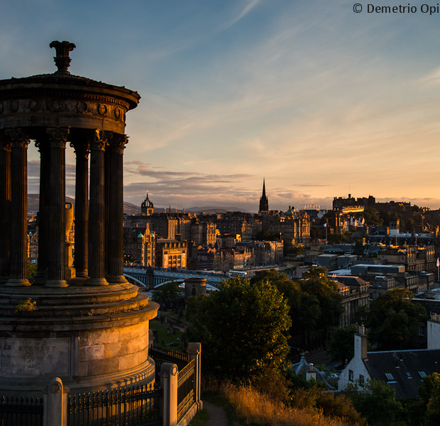 View Of Edinburgh From Calton Hill